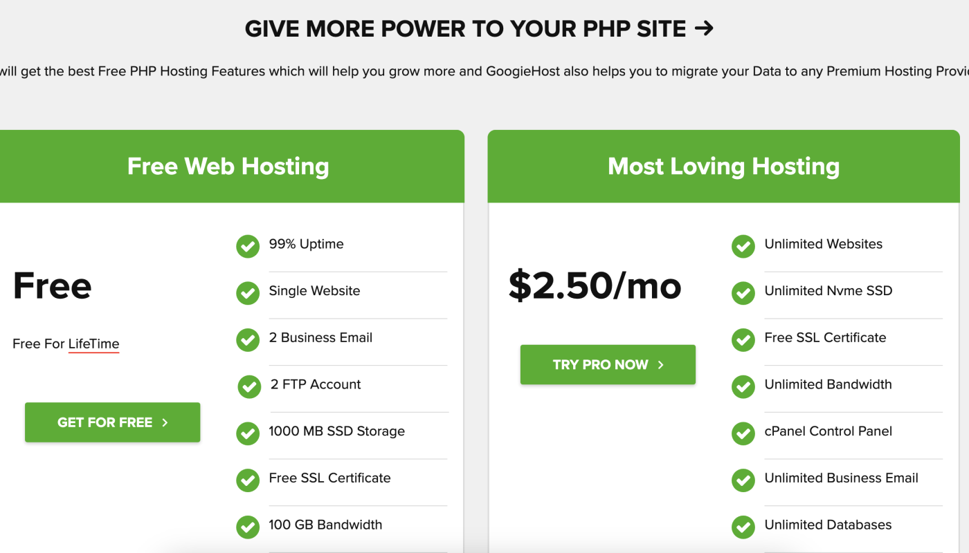 How to Get free PHP Hosting Service in 2023
